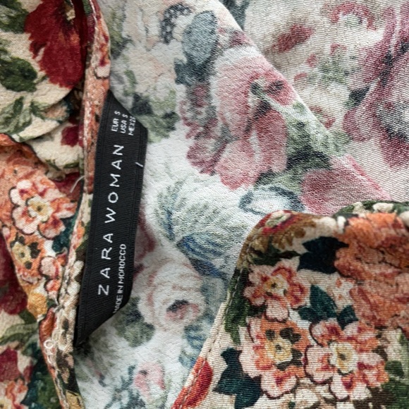 Zara lace floral slip dress - Picture 3 of 4